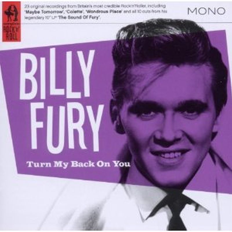 Billy Fury - Turn My Back On You - Cd