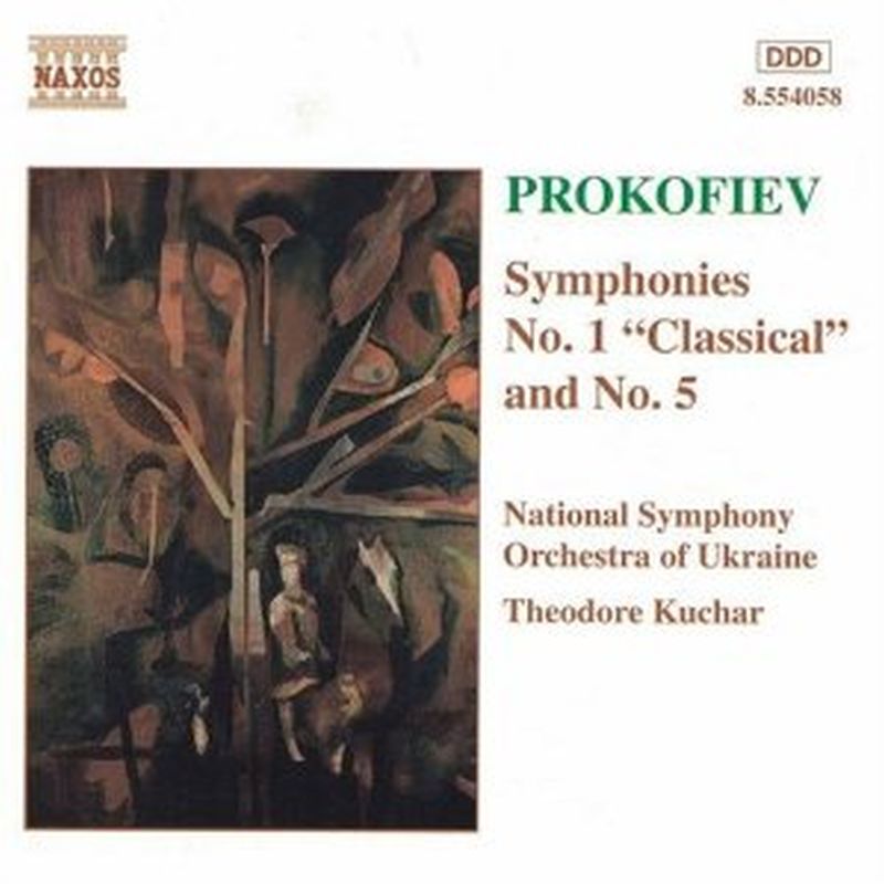 Theodore Kuchar - Prokofiev: Symphonies Nos. 1 And 5 - Cd