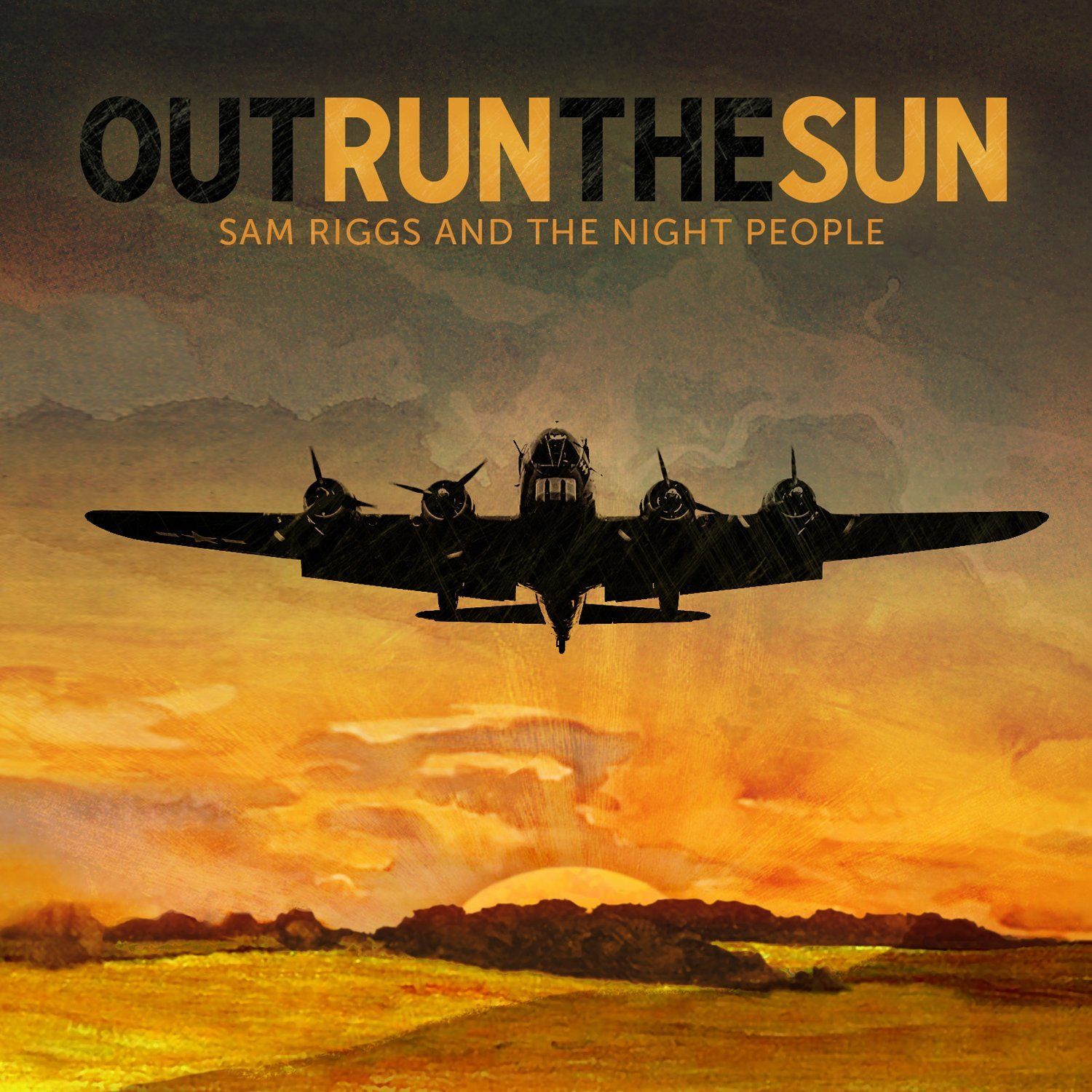 Sam Riggs & The Night People - Out Run The Sun - Cd