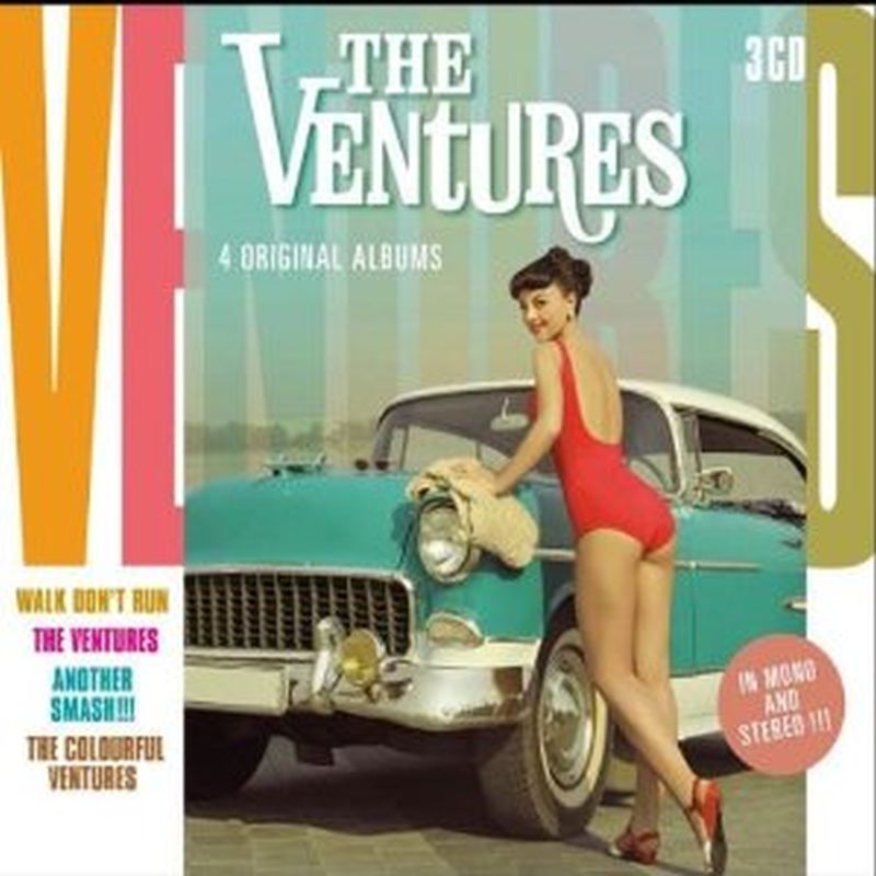 Ventures - 4 Original Albums (mono & Stereo Versions/rm - 3 Cd Set)