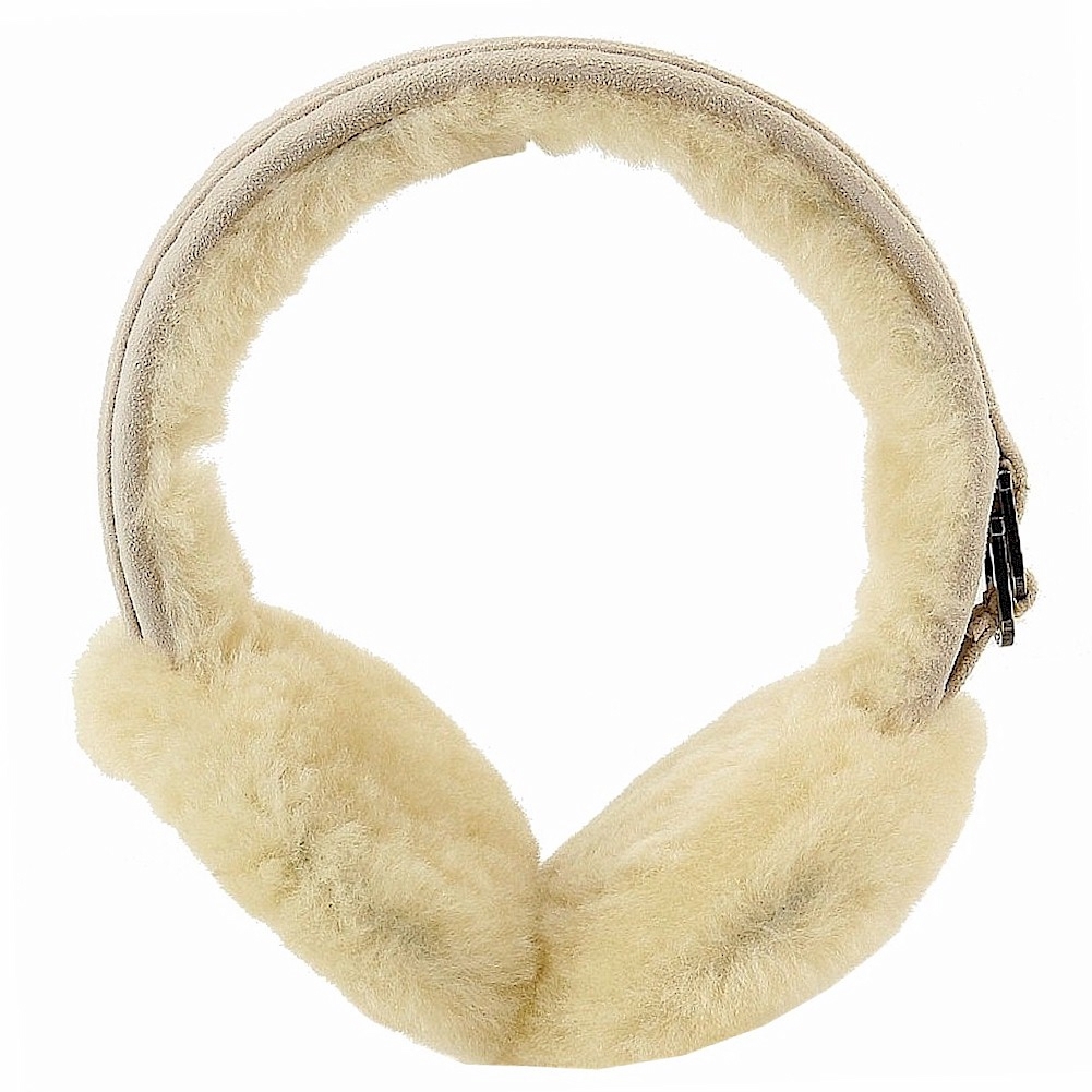ugg double u logo shearling earmuff ugg double u logo shearling earmuff