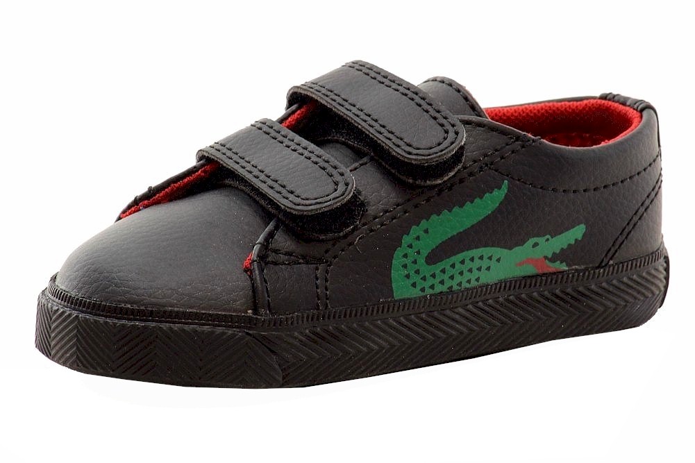 Lacoste Toddler Boy's Marcel CLC Fashion Black Sneakers Shoes