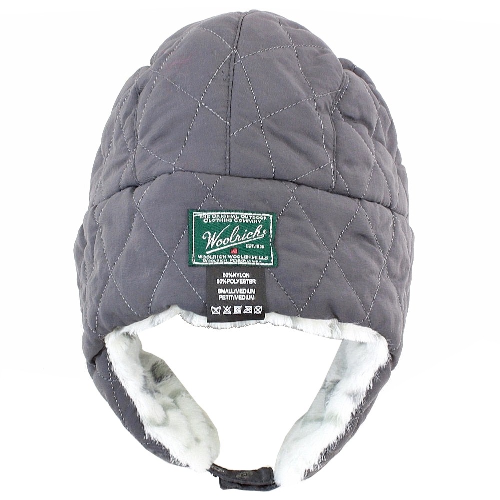 Woolrich Reversible Quilted/Fleece Winter Aviator Hat eBay