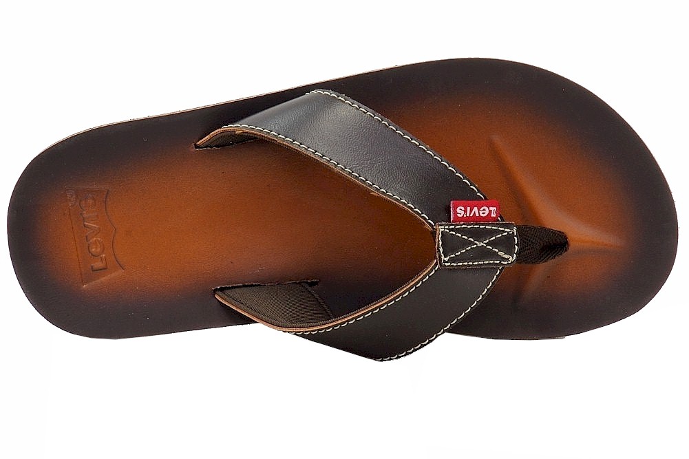 Levi's Men's Heartland Brown Flip Flops Sandals Shoes | eBay