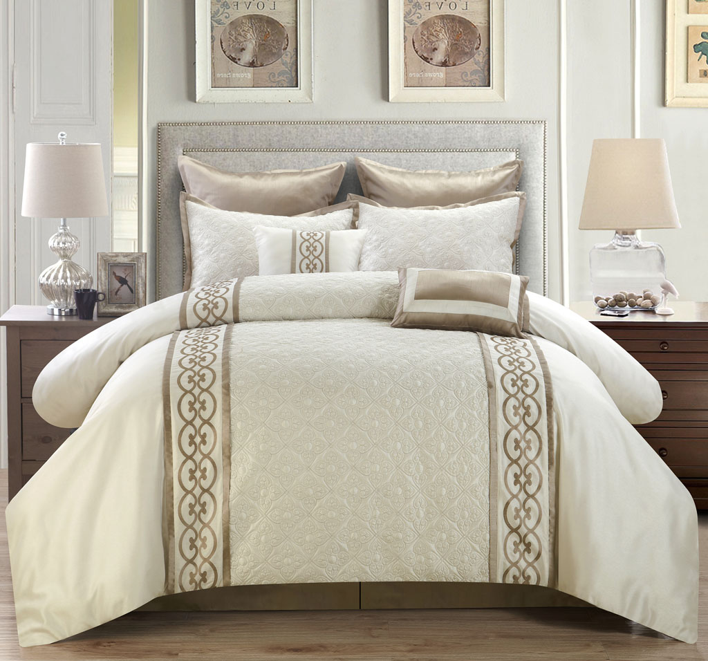 8 piece monte carlo ivory gold comforter set ebay 8 piece monte carlo ivory gold comforter set ebay