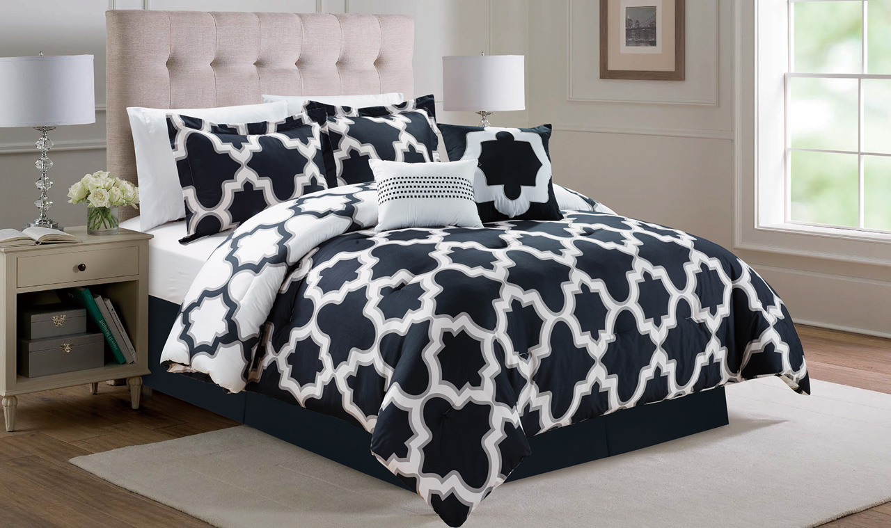 6 Piece Capetown Reversible Comforter Set