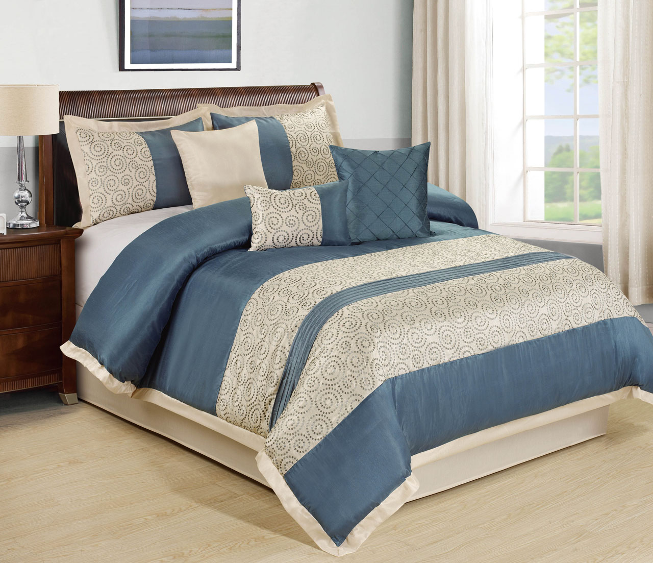 7 Piece Liverpool Comforter Set eBay