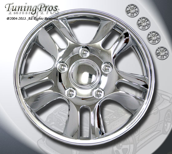 Style 006 15 Inches Chrome Hub Caps Hubcap Wheel Rim Skin Covers 15