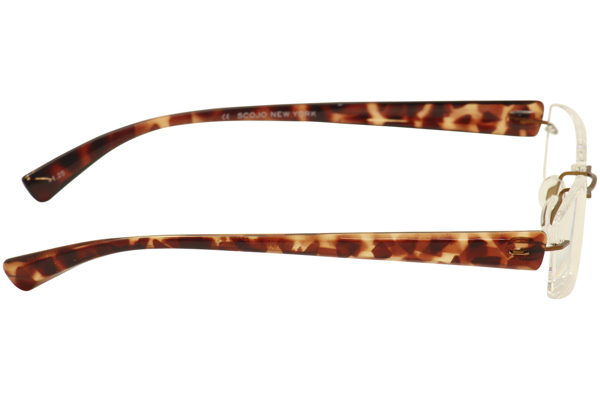 Scojo New York Eyeglasses Gels Wideline Rimless Reading ...