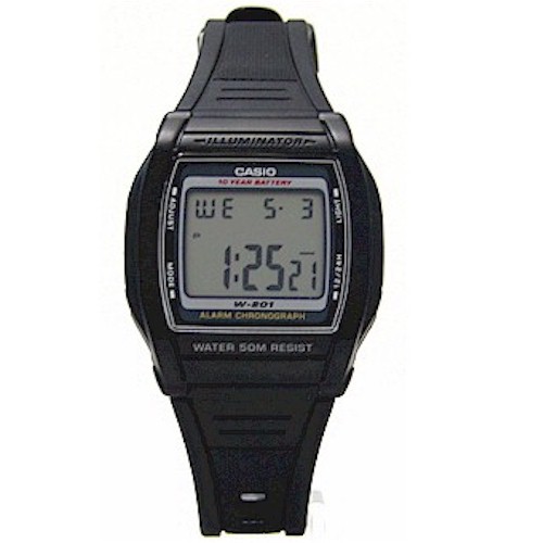 Casio W2011AV Watch Men's Alarm Chronograph Resin Band