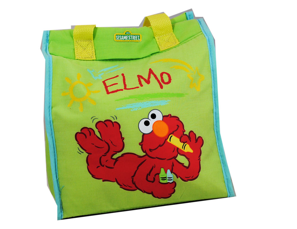 Sesame Street Elmo Baby Diaper Bag Tote Green New eBay