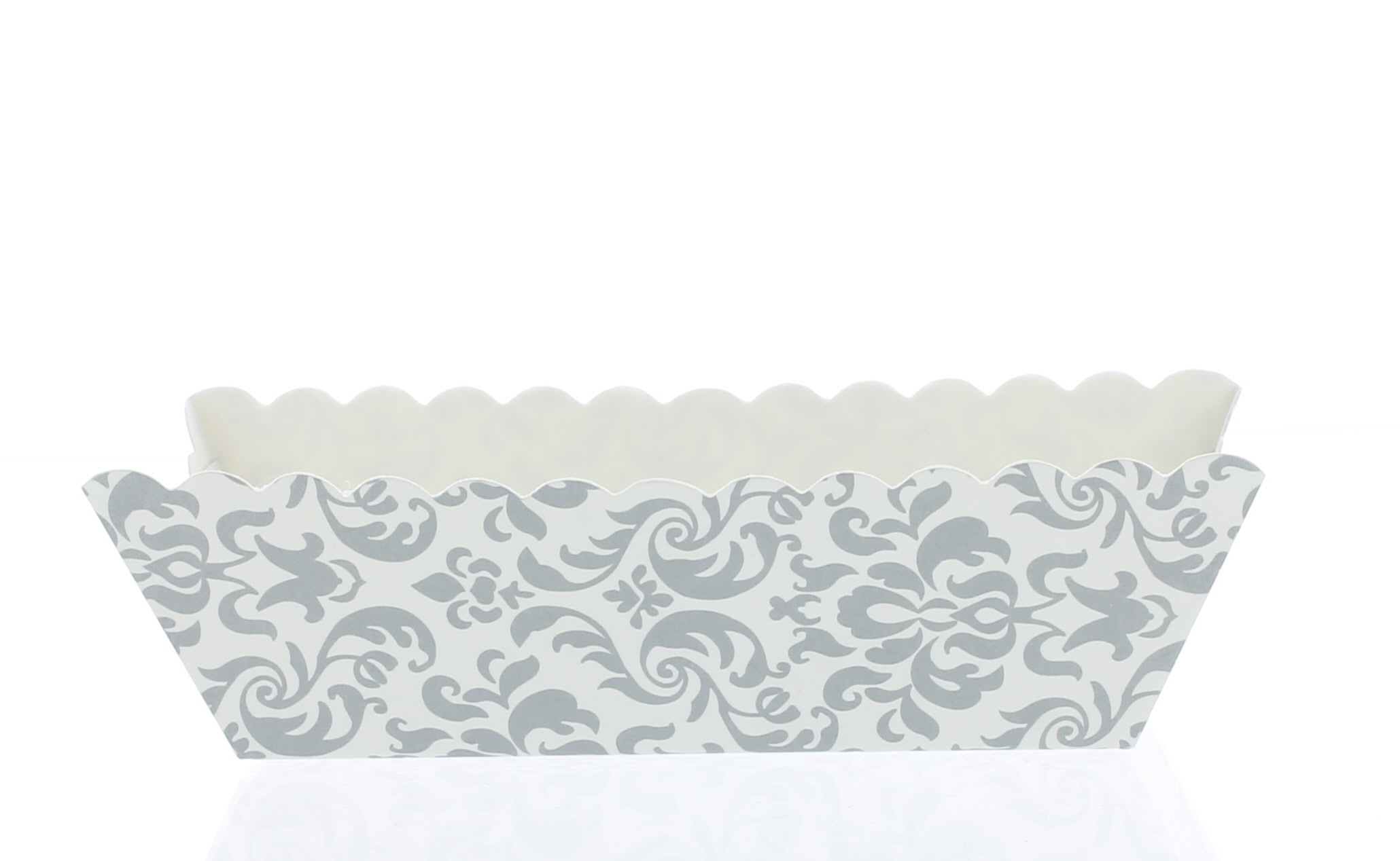 Silver Mini Loaf Pans Decorative Paper Bakeware Oblong Pan 12ct Hanna K 1 Super Party