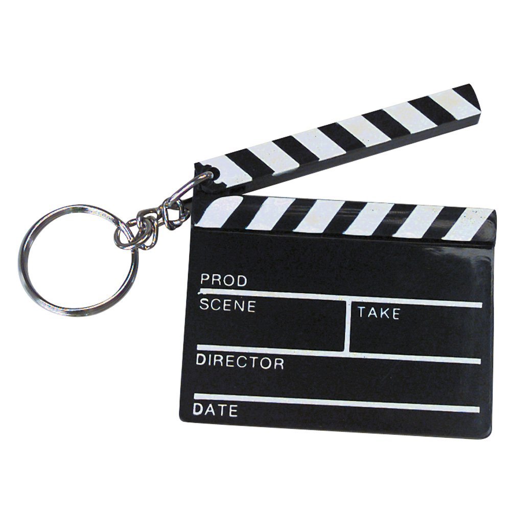 12 Hollywood Clapboard Keychain Movie Director Actor Novelty Gift Party