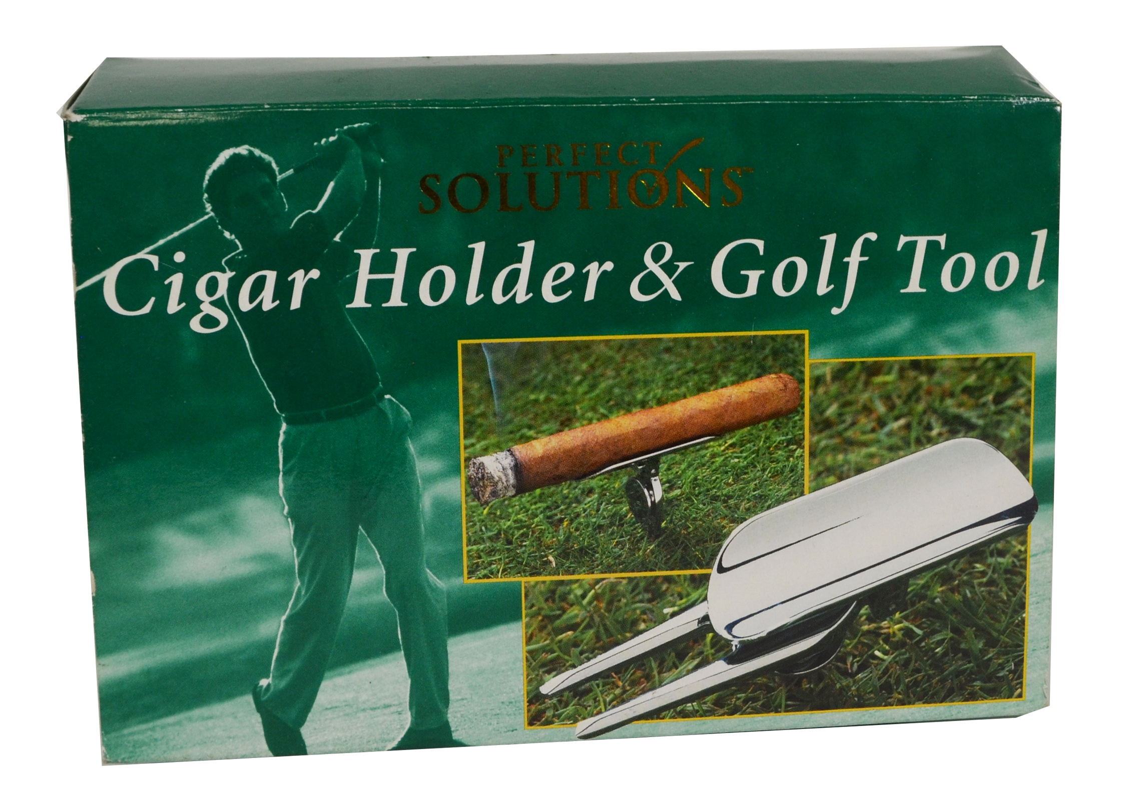 Cigar Holder Golf Tool Club Rest Divot Repair Ball Marker Multi Purpose