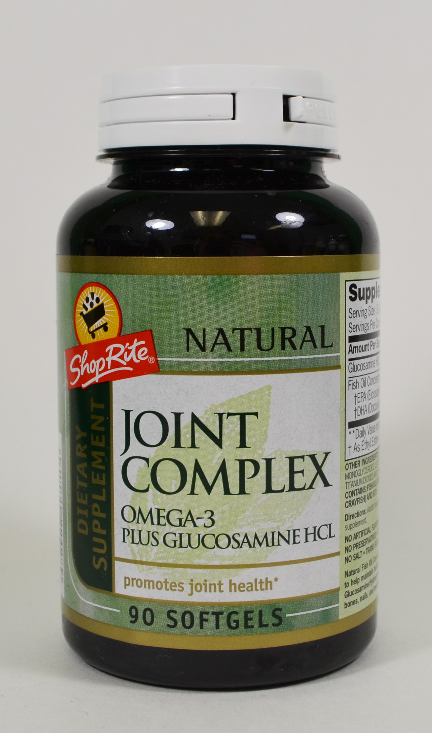 Joint Complex Omega 3 Glucosamine HCL 90 Softgels Dietary Supplement