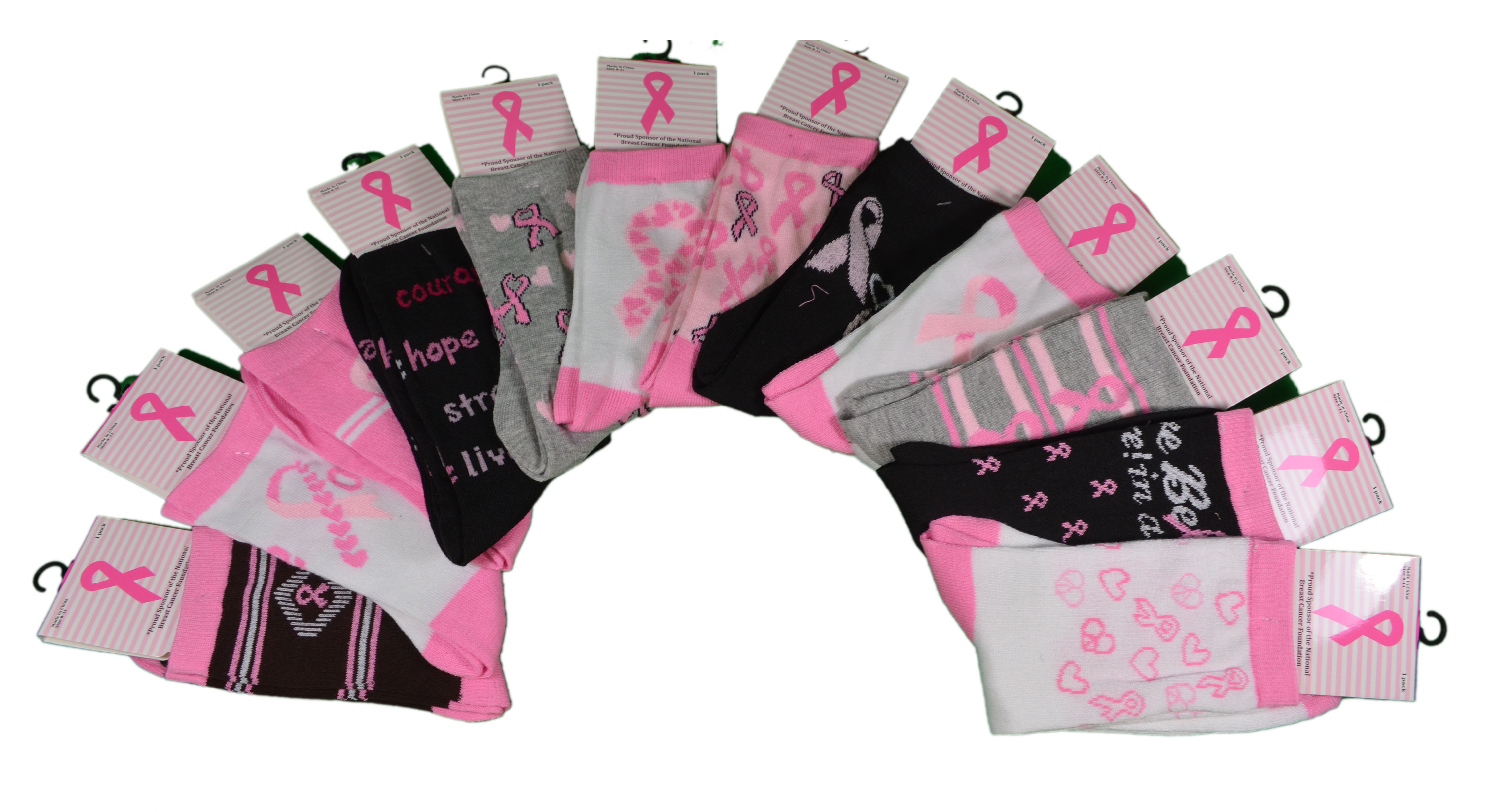 socks with sayings 12 pairs breast cancer awareness pink ribbon novelty socks socks with sayings 12 pairs breast cancer awareness pink ribbon novelty socks
