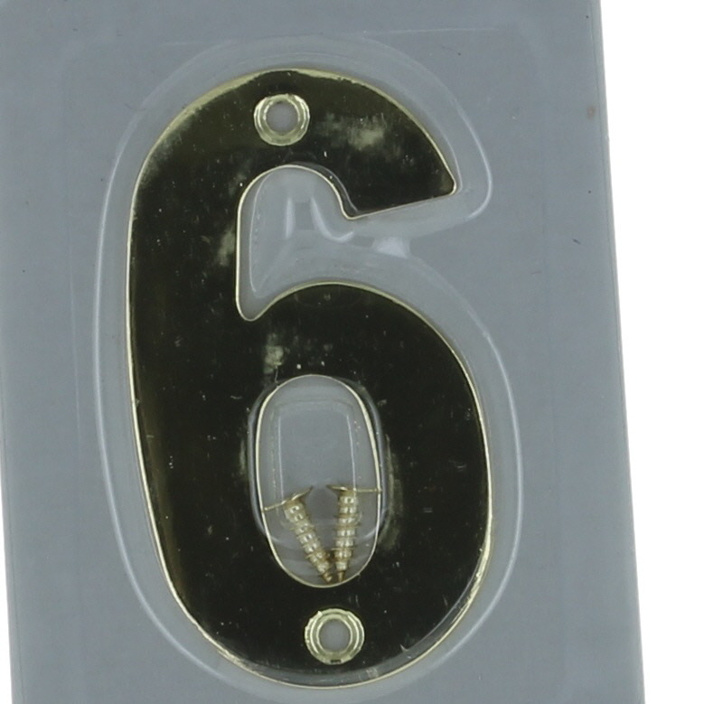 3" Brass Numbers Mailbox House Door Numbers Choose Number