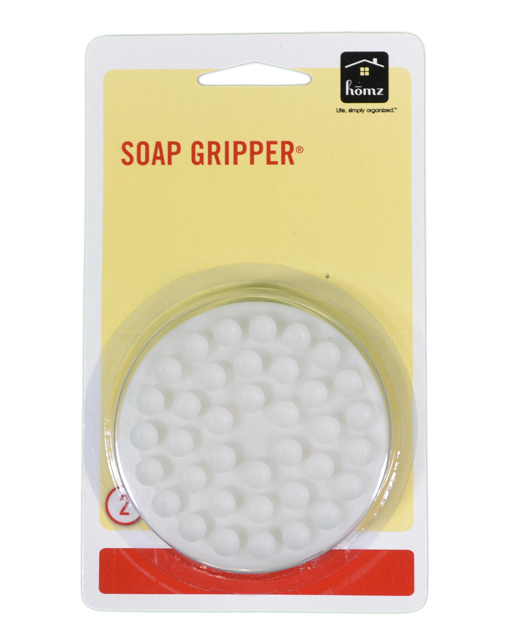 Set of 4 Homz Gripper Soap Holder Suction Bath Accessory 2239