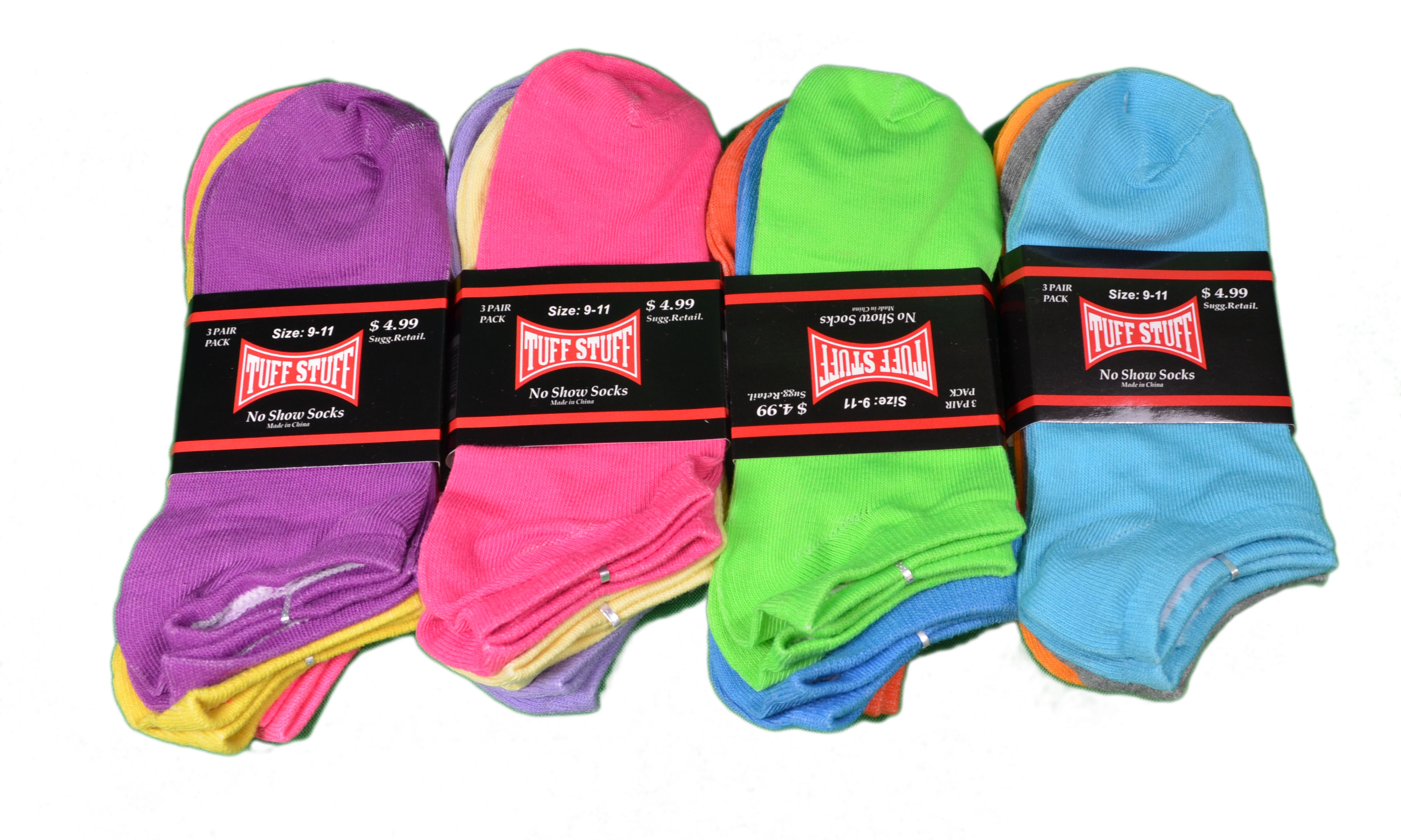 Lot of 12 Pairs Womens No Show Assorted Bright Solid Color Ankle Socks 911 eBay