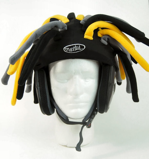 Mental Gear Ski & Snowboard Natty Dreads HELMET COVER Grey/Black
