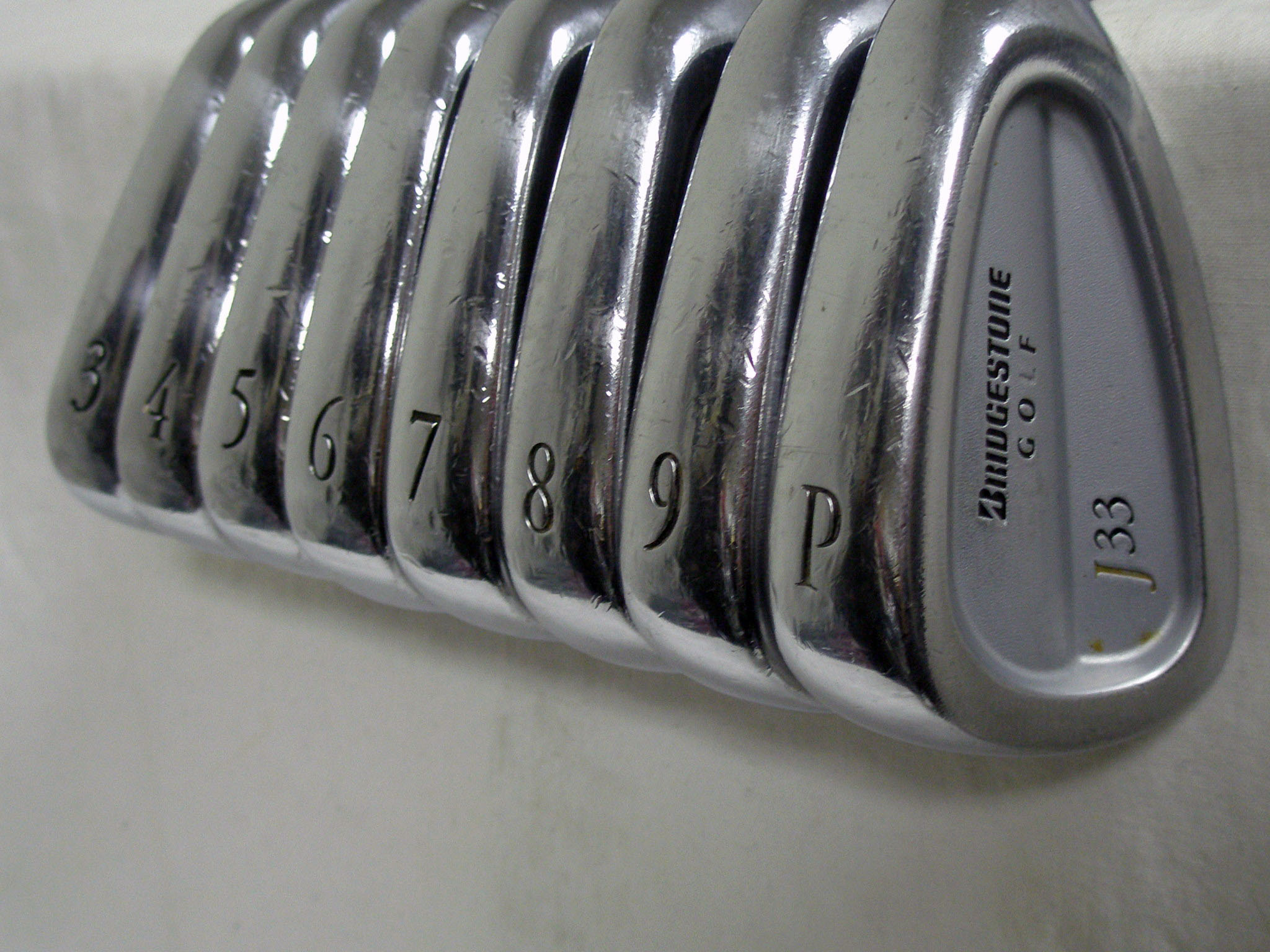 Bridgestone J33 Cavity Back Irons Set 3PW (Project X, STIFF