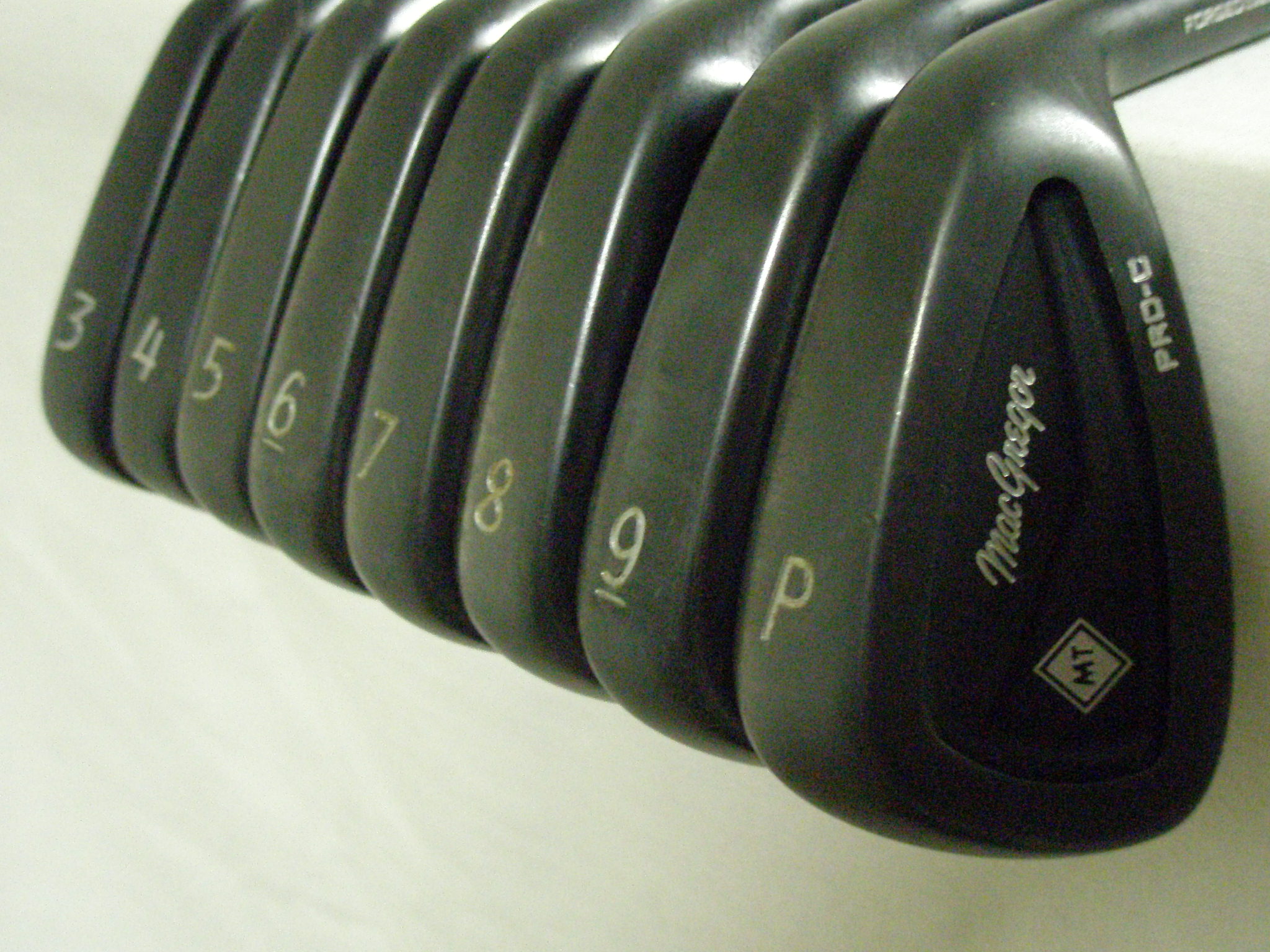 MacGregor MT ProC Gunmetal Irons Set 3PW (Dynamic Gold, STIFF) Golf