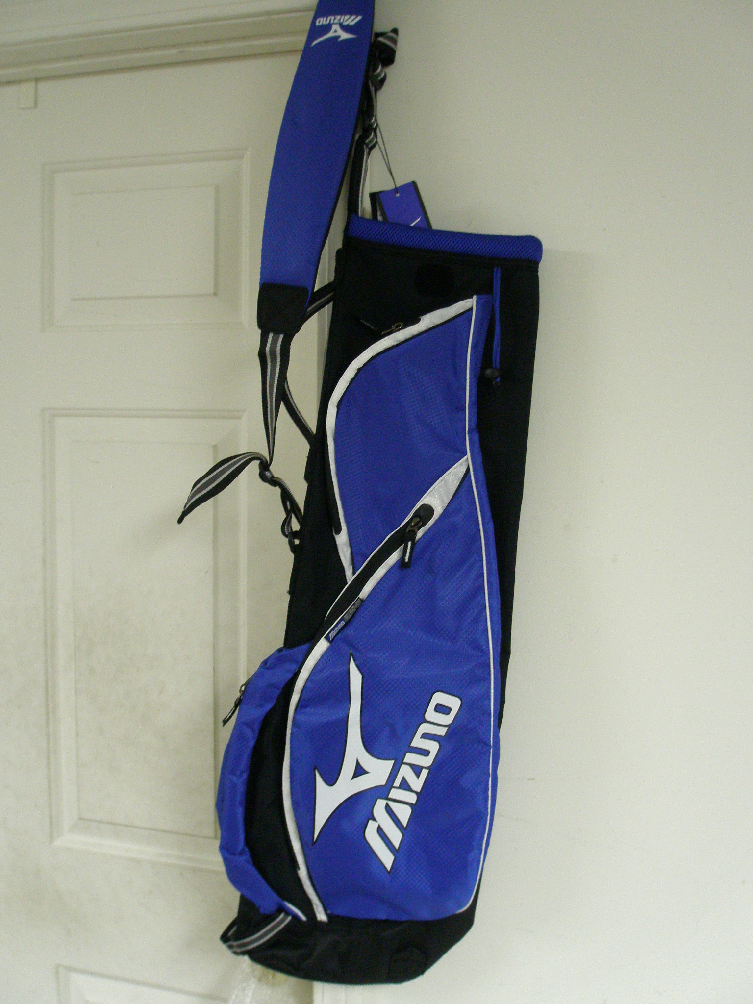 Mizuno Scratch Sac IV Carry Sunday Golf Bag New Blue eBay