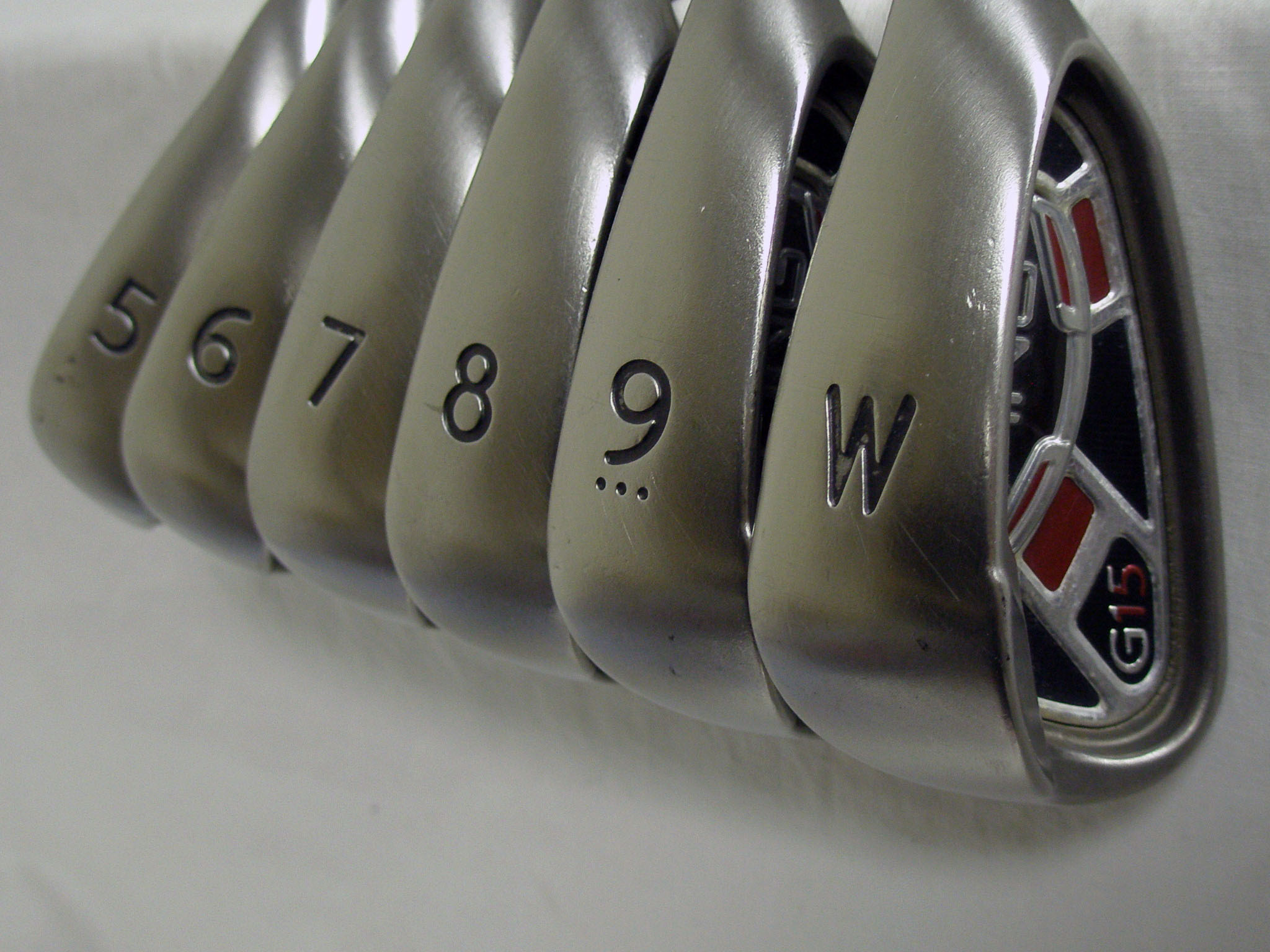 Ping G15 Irons Set Black 5 PW Graphite TFC Regular 25 034 Lofts 1 2