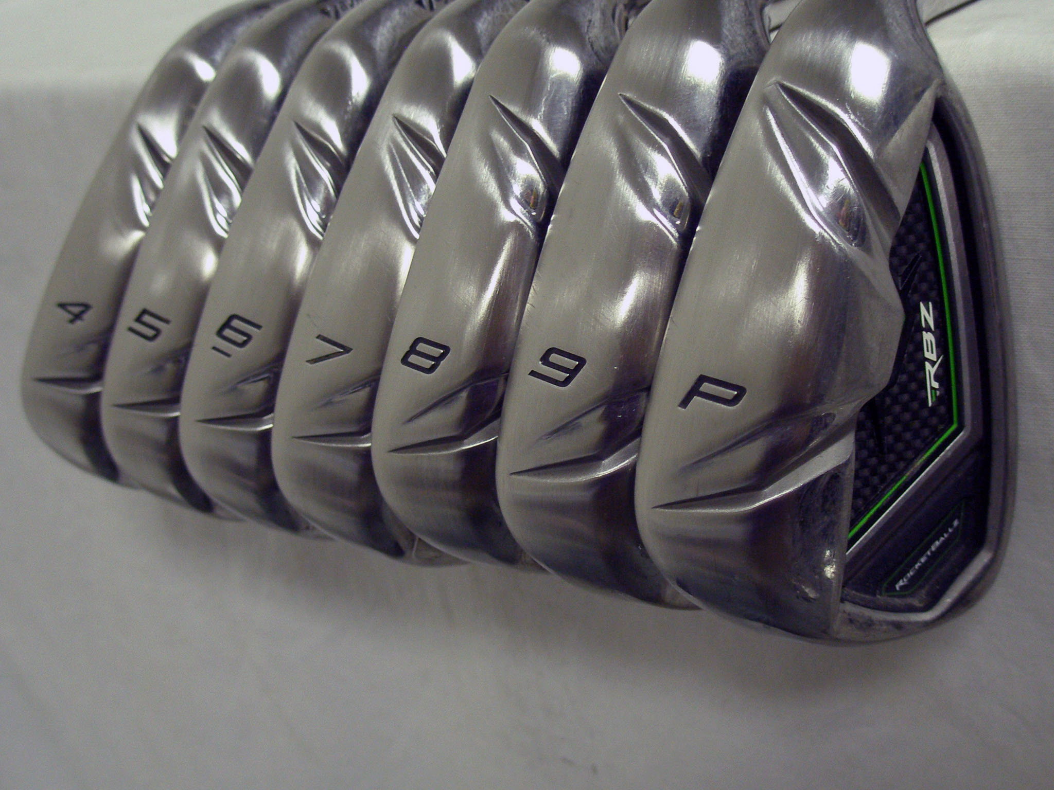 Taylor Made Rocketballz HP Irons Set 4PW (STEEL, REGULAR) RBZ Golf