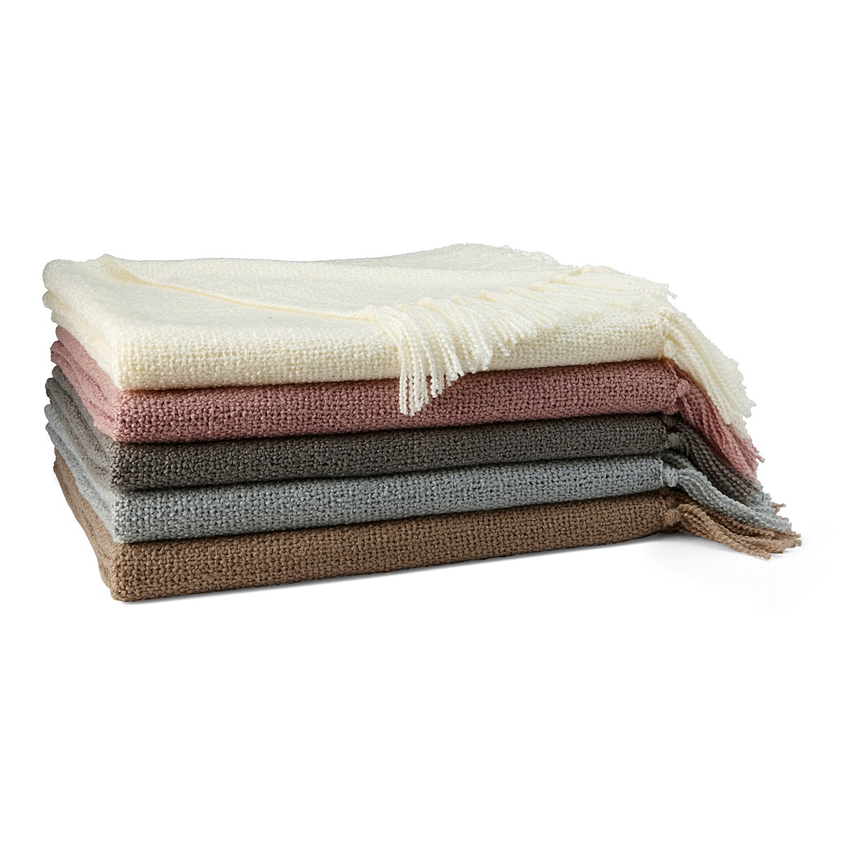 Hudson Park Textured Knit Throw Blanket 50 X 70 eBay