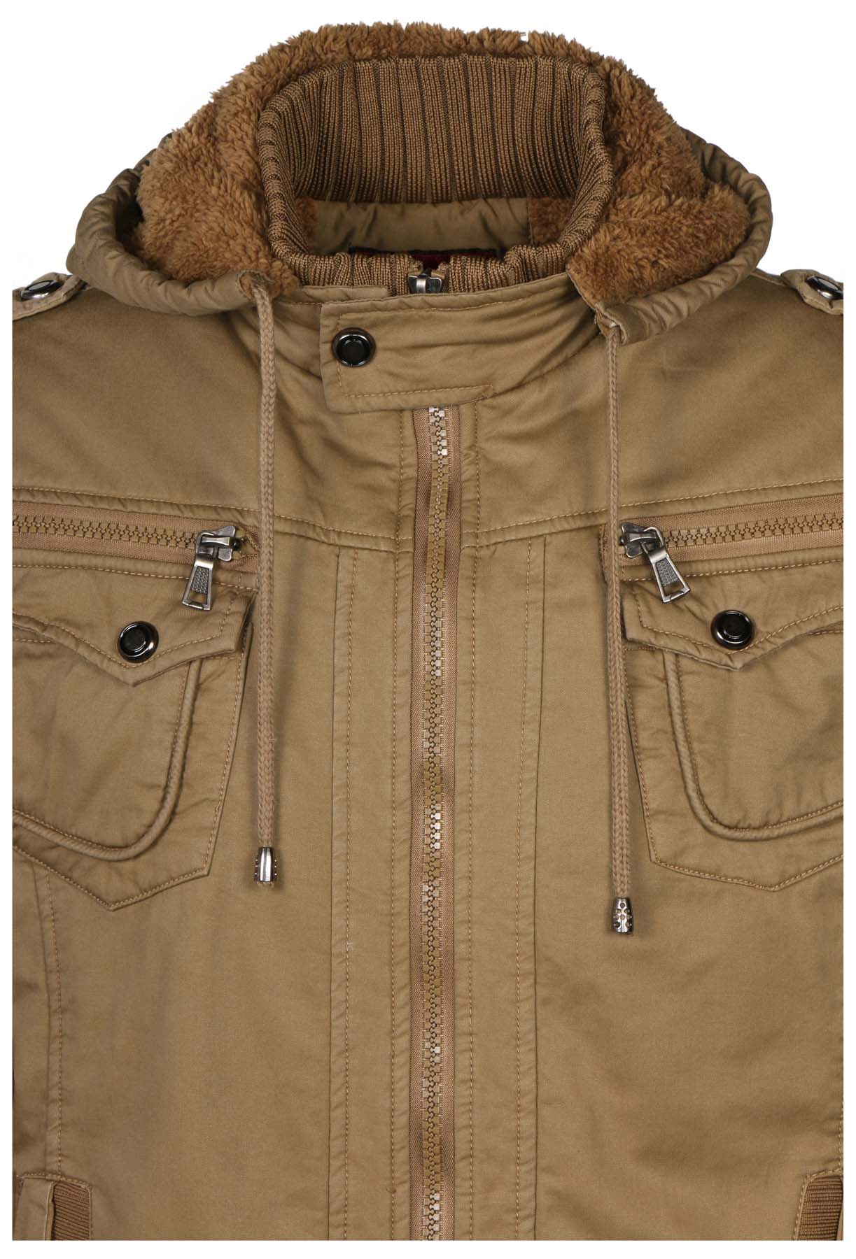 Maximos Men's Sherpa Lined Sahara Hooded Multi Pocket Bomber Jacket eBay