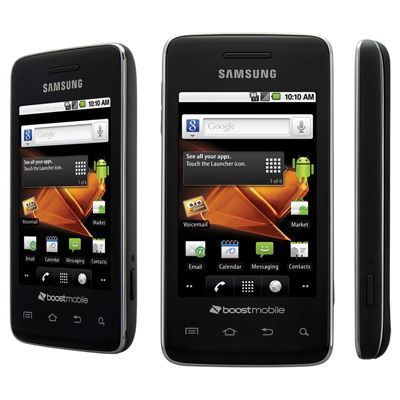 Samsung Galaxy Description on Samsung Galaxy M820 Prevail   Obsidian Black  Boost Mobile  Smartphone