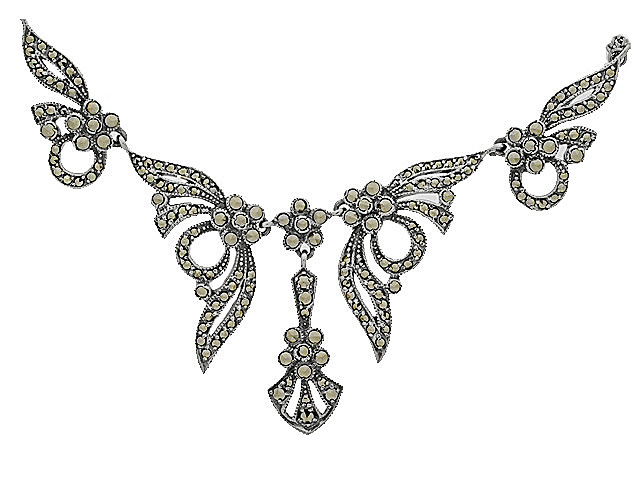 Silver Marcasite Necklace