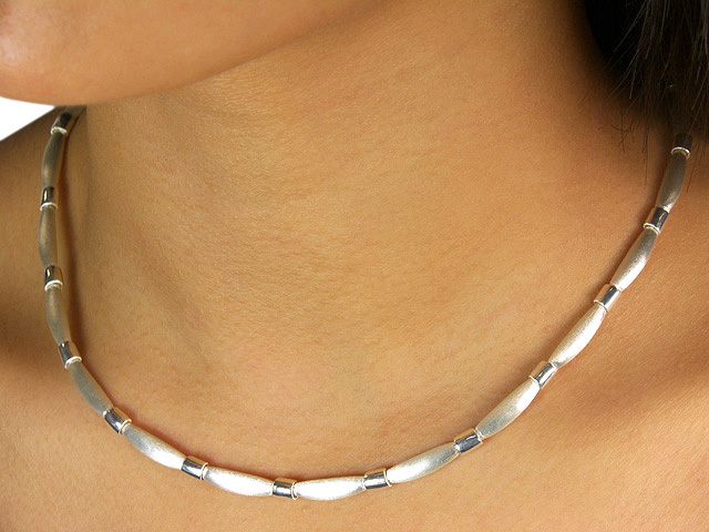 Plain Silver Necklace