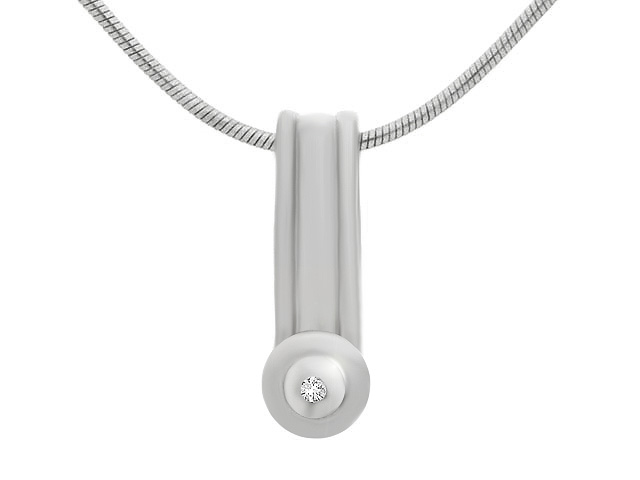 Silver Diamond Necklace