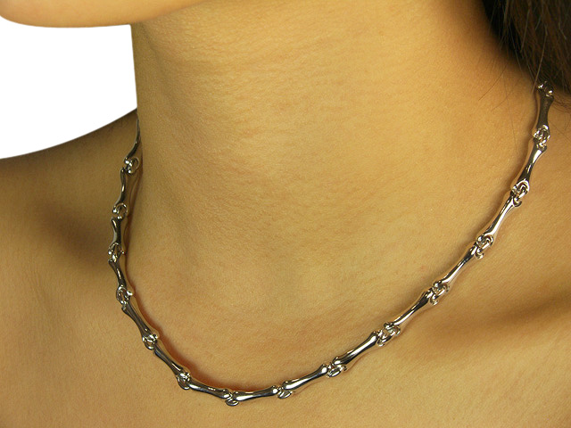 Plain Silver Necklace