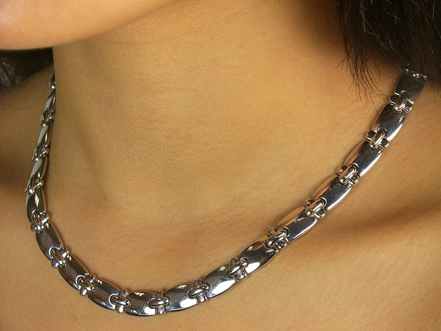Plain Silver Necklace