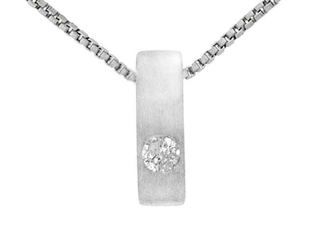 Silver CZ Necklace