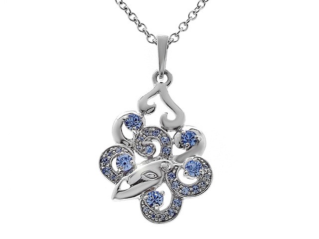 Zandra Rhodes Silver Manhattan Lady Necklace