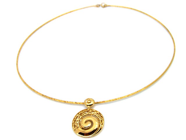 ZR Gold Plated Silver Necklace