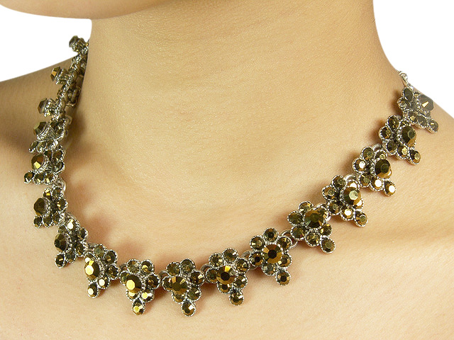 Otazu Dorado Crystal Necklace