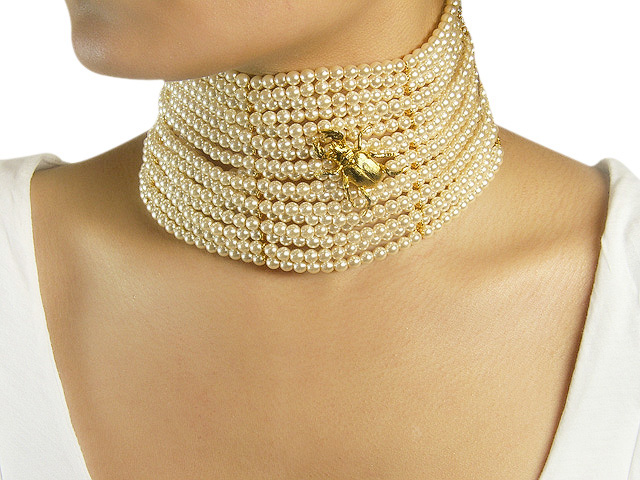 Otazu Gold Tone Cream Pearl 