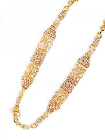 Otazu Gold Tone Crystal 