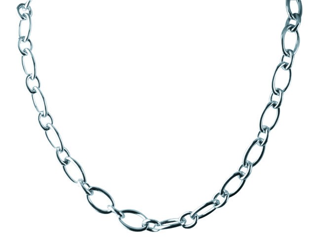 Cai Wild Thing Collection Silver Link Chain Necklace