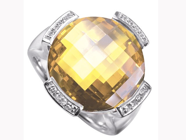 Cai Pretty Woman Collection Alexandrite CZ Silver Ring