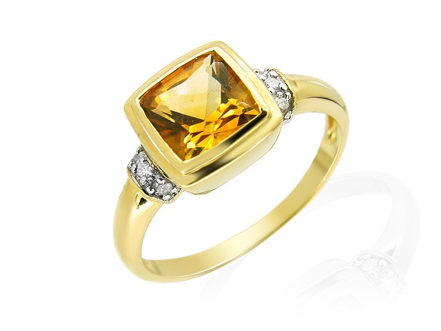 9ct Yellow Gold Citrine 