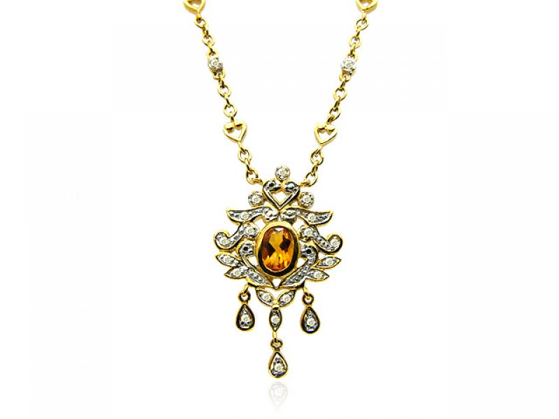 9ct Yellow Gold Citrine 