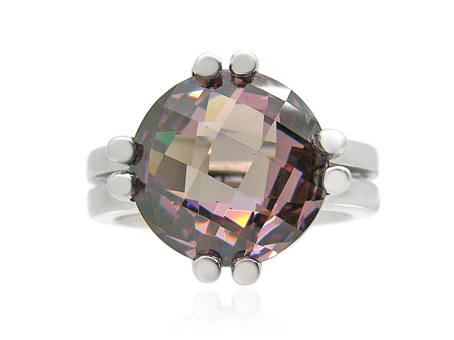 Cai Pretty Woman Collection Purple Green CZ Ring