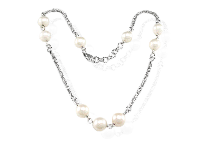 Sterling Silver Fresh Water Pearl Necklace