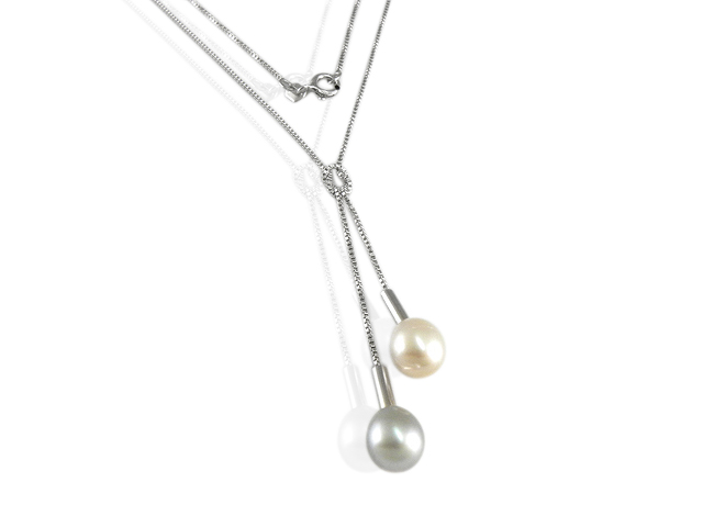Sterling Silver Fresh Water Pearl Pendant Necklace
